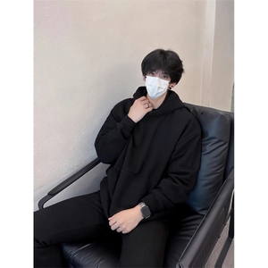 无帽绳版 抖音得物高品质二开 25秋冬全棉美式连帽卫衣MWS88图片