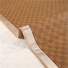 2023新款藤席无纺布经典格，夏凉用品藤席，龙腾席业