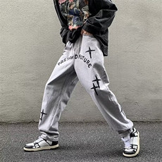 青春流行ins男原宿美式vibe裤子直筒水洗拉链牛仔裤潮K609P43，男装牛仔裤，星座1116-2