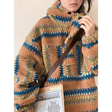 毛毛外套男士韩版潮流拼色百搭帅宽松连帽2024冬季棉服W6324-P58，男装夹克，星座412-2