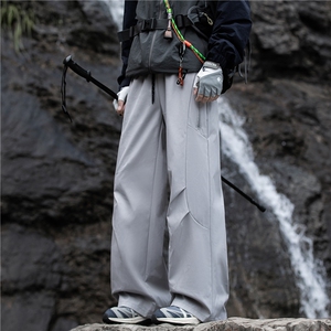 2025秋季新款山系户外机能褶皱拼接冲锋裤B315-K25335-特p35控68图片