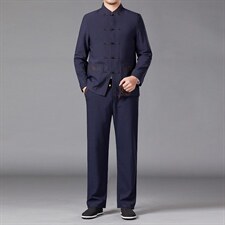 BAMJ-7108R钱塘2020-2中年男士春秋商务休闲简约套装货稳P235，男装休闲套装，钱塘207-2