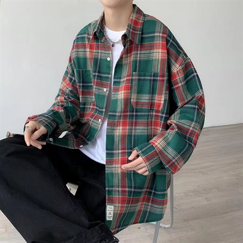 长袖衬衫男港风日系外套C8012P36，男装衬衫，星座1116-2