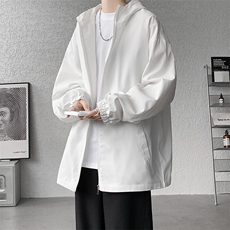 连帽夹克男大码胖子棒球服上衣外套JK65353-P45，男装夹克，电商A040