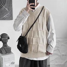 男春季新款韩版潮流马甲毛衣MK048P32，男装背心/马甲，星座1116-2