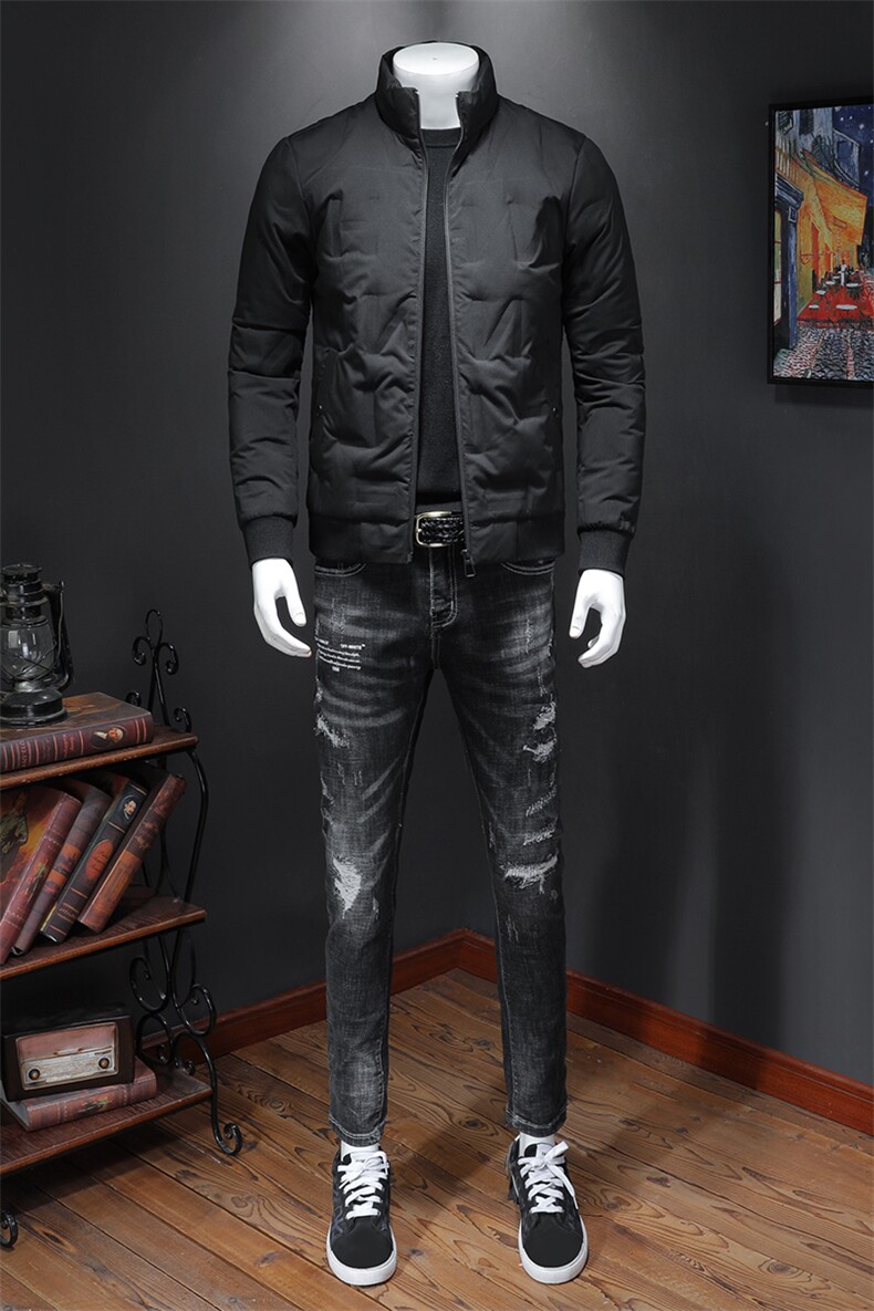 跑量款2021秋冬季新款棒球领羽绒服男钱塘3029-777假模,男装羽绒服,钱塘6006(原3029)