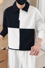 绿色2023秋装社会小伙修身圆领卫衣男潮WY06-P78控价108，男装卫衣，电商A108