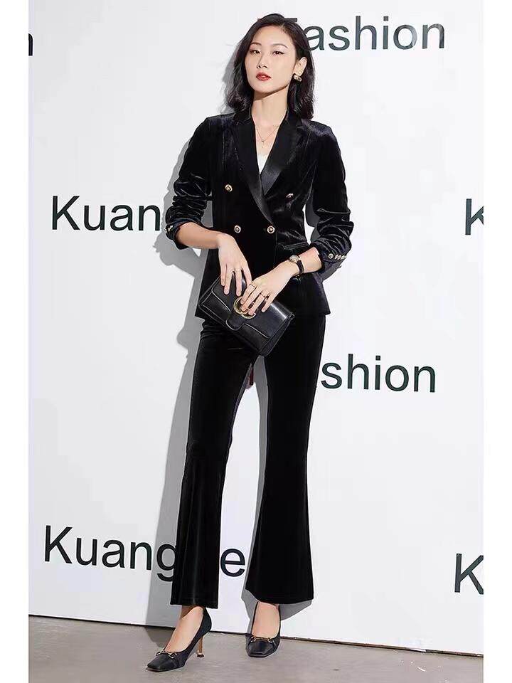 气质套装，女装职业装，裳之恋语