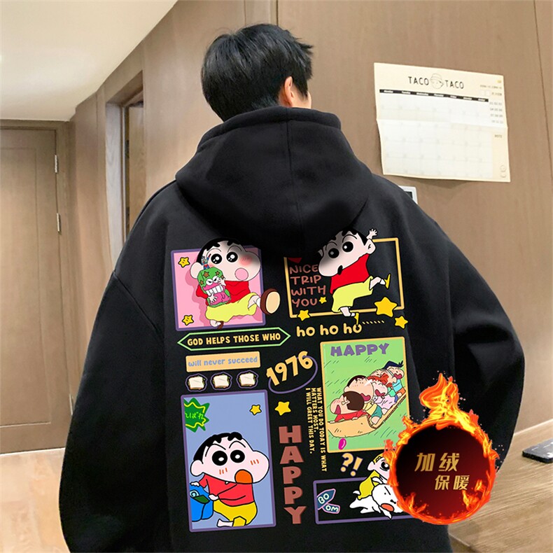 直播品质500克重磅秋冬美式加绒加厚卫衣外套H1372常规P35加绒P40,男装卫衣,电商A486