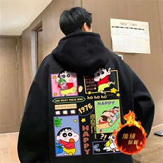 直播品质500克重磅秋冬美式加绒加厚卫衣外套H1372常规P35加绒P40，男装卫衣，电商A486