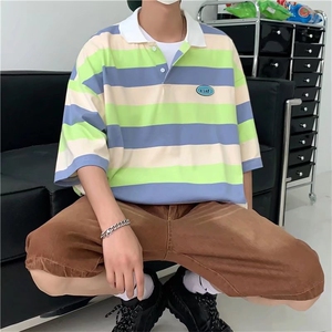 男春季polo潮流时尚休闲短袖T7825P28图片