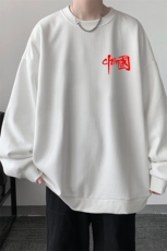 华夫格卫衣圆领卫衣男大码长袖t恤男外套HW76276-P30，男装卫衣，电商A040