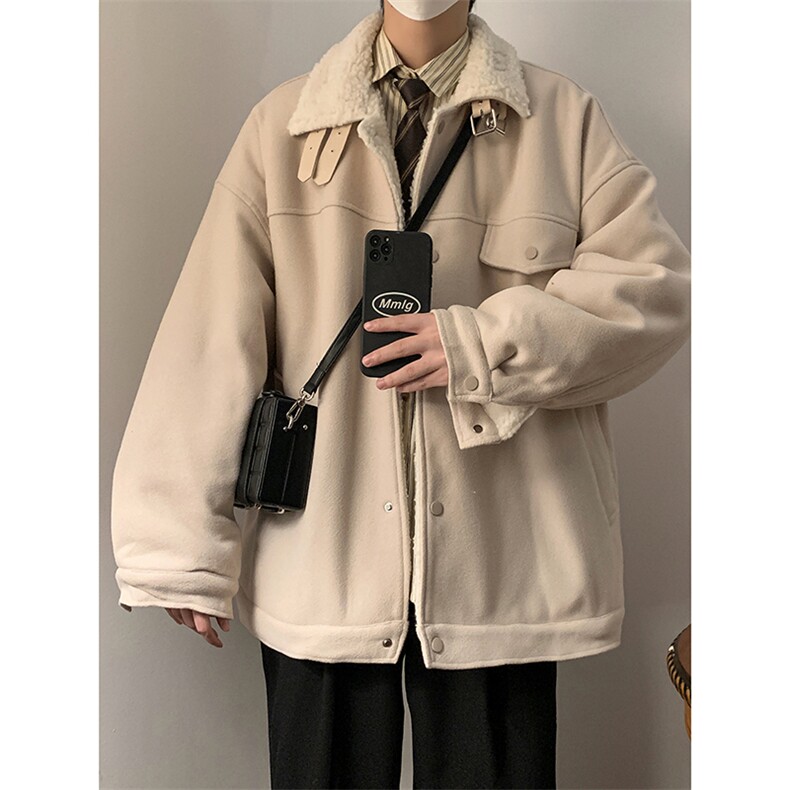2024新款毛呢羊羔毛棉衣外套加厚W1855P130控158,男装棉衣,星座1018-3