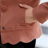 时尚气质女装毛呢外套优雅显瘦短款大衣冬季保暖百搭上衣，女装毛呢外套，贵人树