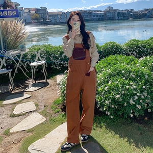 春现-日式双面穿复古盐系背带裤B190-2812-P130-K180图片