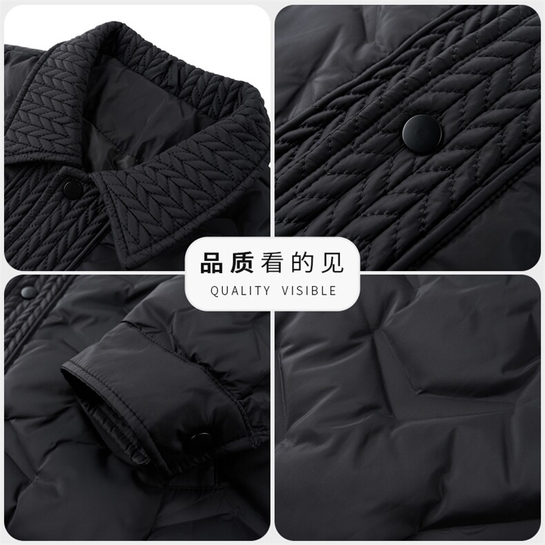 冬季白鸭绒翻领轻薄羽绒服休闲男士短款户外保暖防寒潮服男外套,男装羽绒服,钱塘6003（原4033）