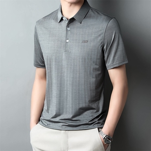 夏季男短袖T恤商务休闲男装中年翻领polo衫半袖上衣ZG1367-P68图片