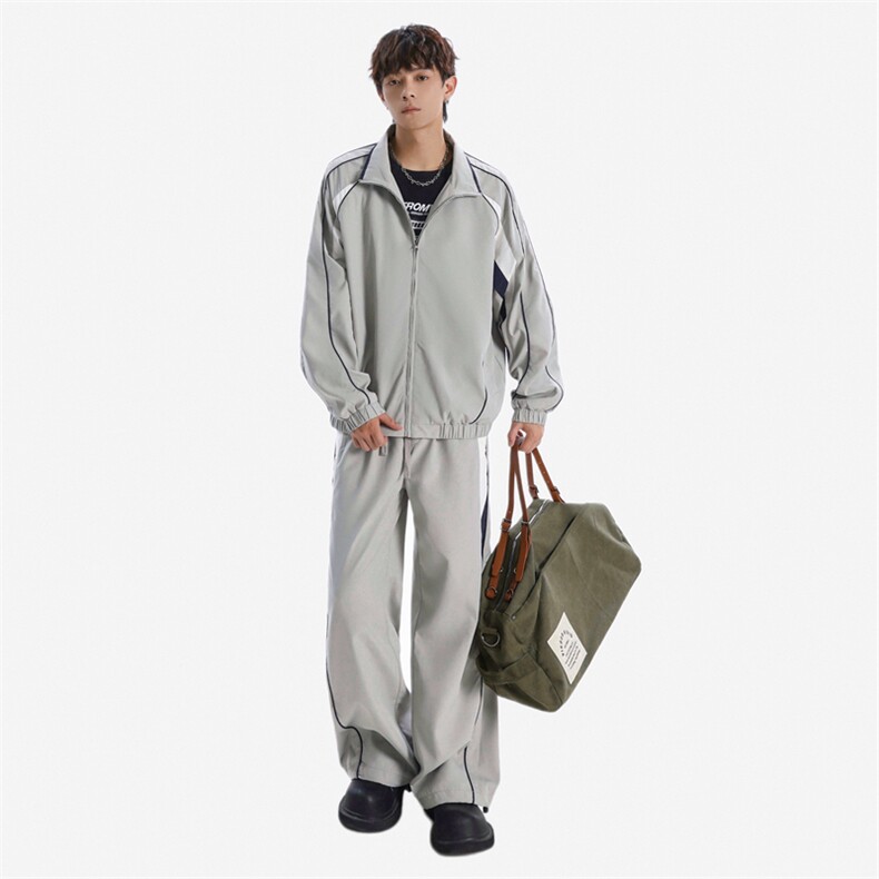 秋款新款户外防水冲锋衣套装男女撞色夹克套装A406TZ572P108,男装夹克,星座309（原A406）