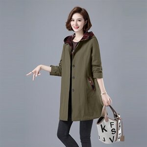2024冬棉衣中长款加厚加棉保暖棉服3502款连帽舒适百搭