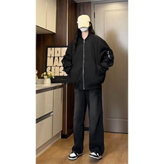 量大优供视频垫肩阿尔法飞行员外套夹克男CP44-70，男装夹克，电商B371