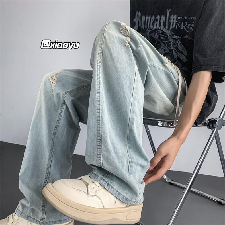 XZ616夏季新款破洞牛仔裤休闲九分裤TY904P55控68,男装牛仔裤,星座512A（原616）