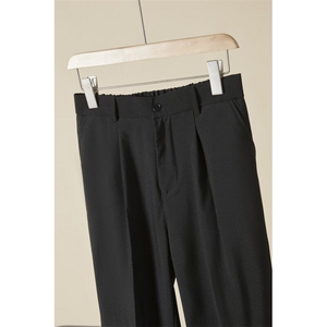 西裤男生直筒宽松垂坠感高级感夏季薄款休闲裤美式高腰休闲裤图片