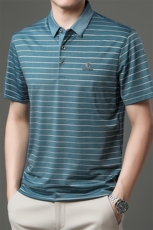 AC9858钱塘2020-3夏季男士精品短袖翻领条纹休闲T恤精品P53，男装T恤，钱塘207-3