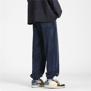 冬季双面摇粒绒束脚长裤四色大码M~5XL XZ604-KP88-P55控68图片