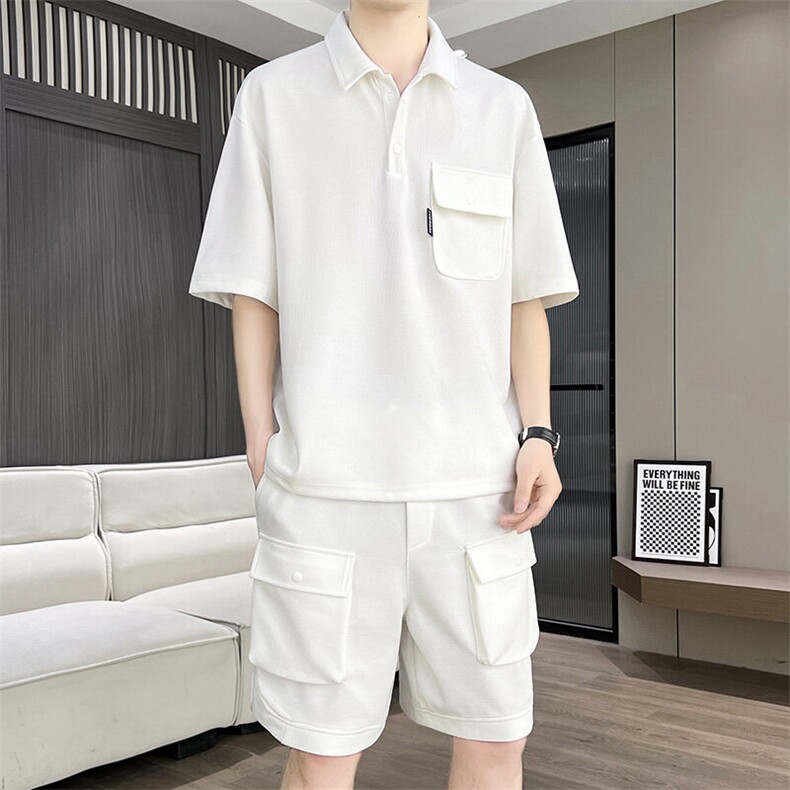 DT281-P55港风时尚男士休闲短袖短裤套装两件套装,男装休闲套装,星座507A（原星座306B-2）