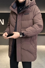 主推数据款羽绒服男中长中长款连帽外套白鸭绒B317/9933/P265，男装羽绒服，电商B317