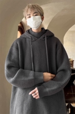 8XL-M特大码毛衫高质量连帽套头宽松毛衣情侣针织衫外套MY1210P75，男装针织衫/毛衣，电商D206-1