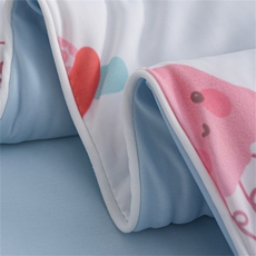 新款180克100%锦纶凉感丝数码印花天丝凉感夏被，被套/被芯，一起卖家纺