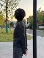 半高领卷边针织开衫时尚百搭，女装针织衫/毛衣，百纯羊绒