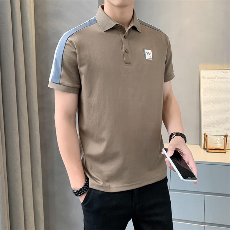夏季短袖男刺绣POLO衫T恤时尚休闲半袖上衣YD3301-P38,男装T恤,星座310B-3