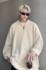彷貂毛圆领针织衫毛衣男CP15-特P45，男装针织衫/毛衣，电商B371