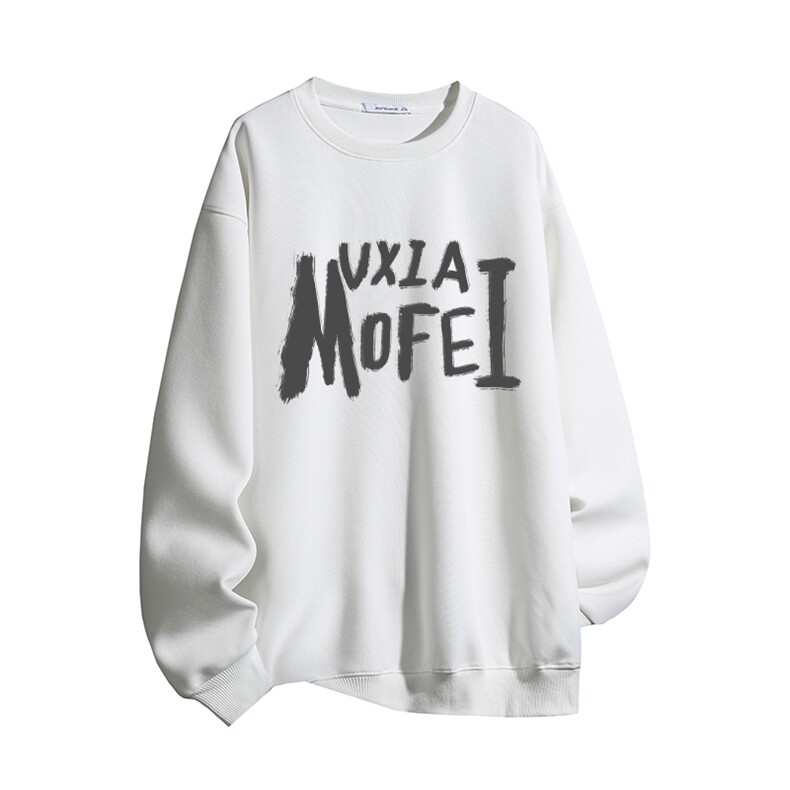 得物供货、复合重磅420克现货圆领卫衣宽松HD019-1-HMY483-P35，男装卫衣，电商019-1