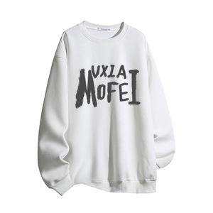 得物供货、复合重磅420克现货圆领卫衣宽松HD019-1-HMY483-P35,男装卫衣,电商019-1