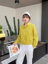 亮色针织套头外套，其它，久久索衣缘