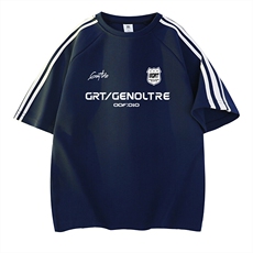 藏青拼白织带