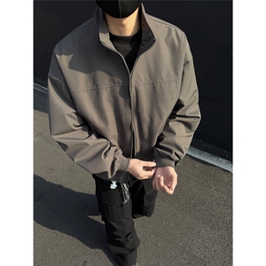 美式飞行夹克男春秋痞帅cleanfit外套立领上衣冲锋衣LW50488-P65图片