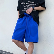 港风纳米皱运动休闲裤美式高街五分裤宽松直通短裤DK200P34，男装休闲裤，星座1204-3
