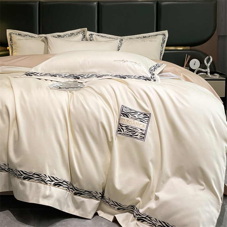 新款80支新疆棉四件套--寐野系列，床品套件，一起卖家纺