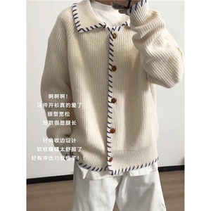 长袖毛衣百搭流行简约新款日系潮流文艺时尚原宿513AKS2558P60图片