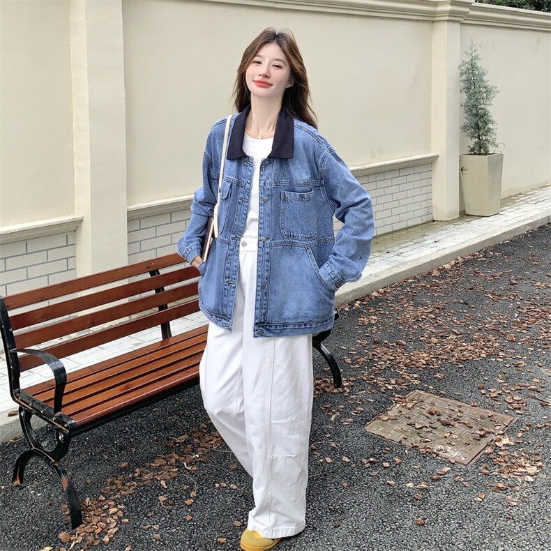 现货牛仔短外套浙宝217-1077-165-258,女装短外套,浙宝217