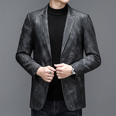 CH9628钱塘2020-2中年男士商务休闲简约百搭冬季厚款西服P185，男装西服，钱塘207-2
