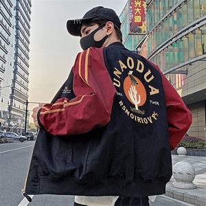 秋季男士外套春秋ins潮流港风休闲夹克男装J图片