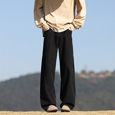 新款加绒弯刀牛仔裤A158-913-P45特价常规35，男装牛仔裤，电商A158