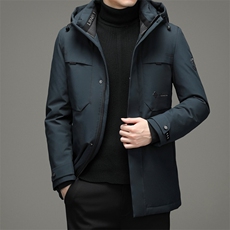 2023冬季新款中老年白鸭绒羽绒服中年加厚男士外套MYYL8231-P310，男装羽绒服，电商B212（原钱塘6029）