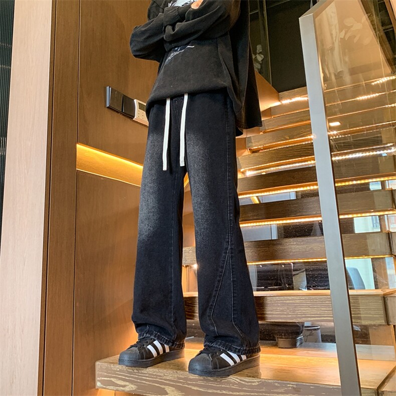 美式复古解构微喇牛仔裤D325K621P50,男装牛仔裤,电商D325
