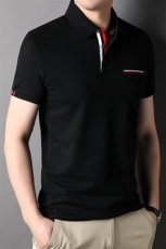 D22797钱塘2020-2夏季新款男士休闲精品短袖T恤翻领P55，男装T恤，钱塘207-2